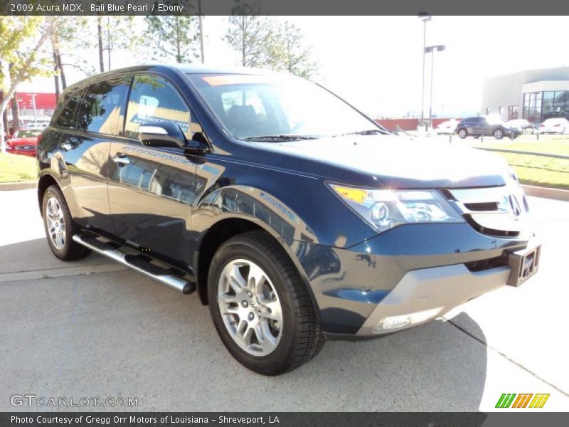 Bali Blue Pearl / Ebony 2009 Acura MDX