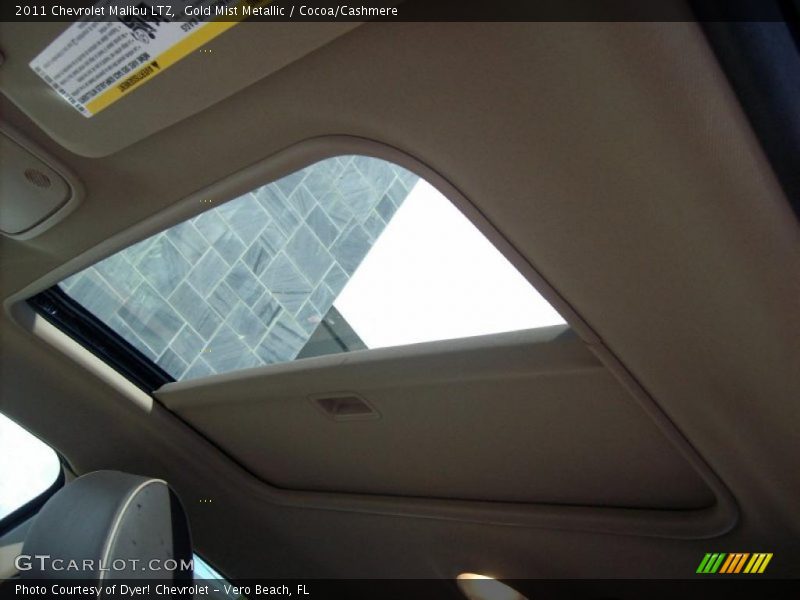 Gold Mist Metallic / Cocoa/Cashmere 2011 Chevrolet Malibu LTZ