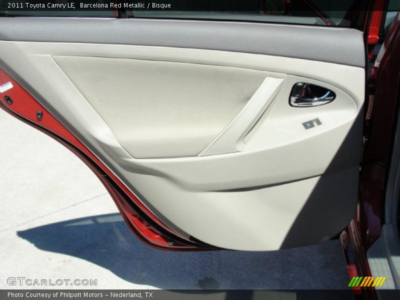 Barcelona Red Metallic / Bisque 2011 Toyota Camry LE