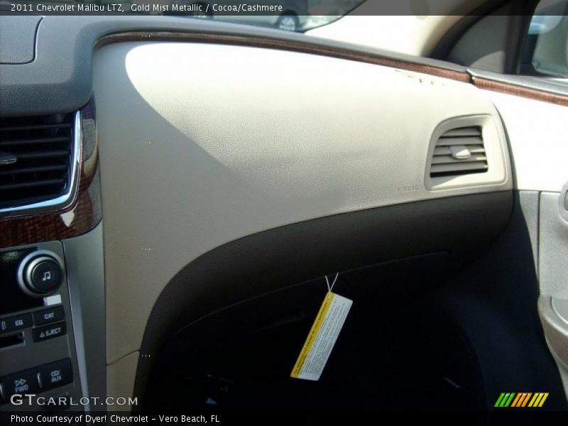 Gold Mist Metallic / Cocoa/Cashmere 2011 Chevrolet Malibu LTZ