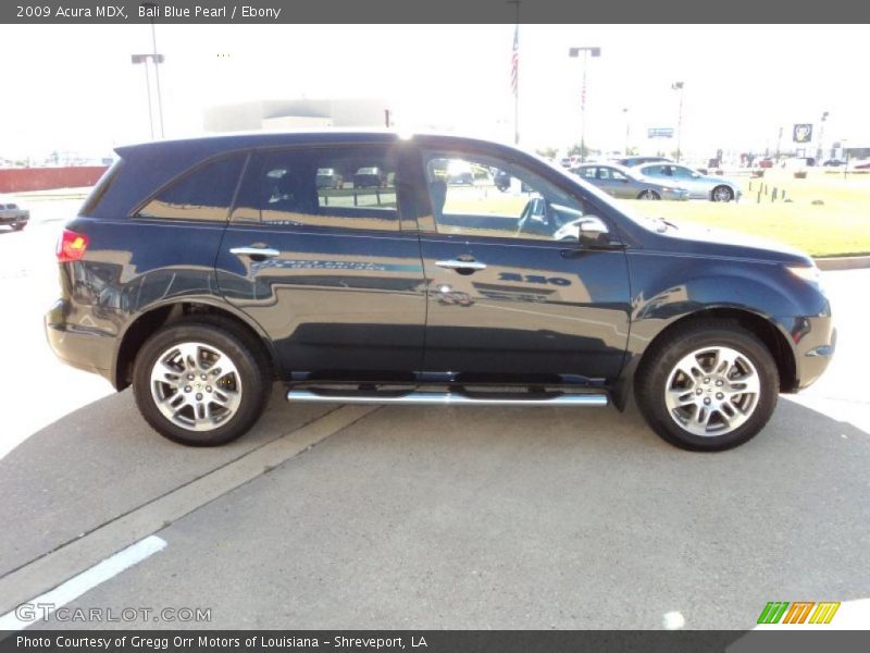 Bali Blue Pearl / Ebony 2009 Acura MDX