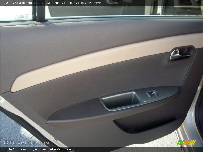 Gold Mist Metallic / Cocoa/Cashmere 2011 Chevrolet Malibu LTZ