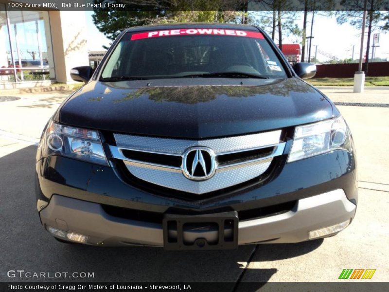 Bali Blue Pearl / Ebony 2009 Acura MDX