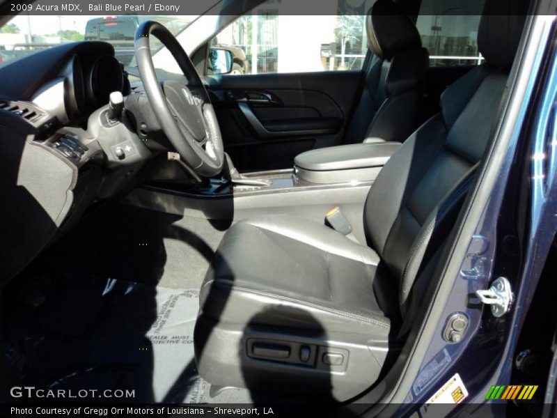 Bali Blue Pearl / Ebony 2009 Acura MDX