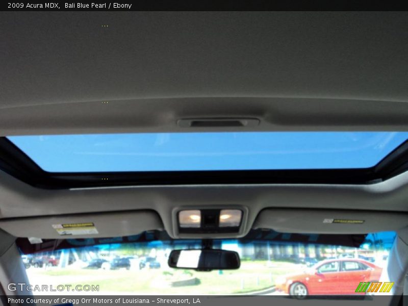 Bali Blue Pearl / Ebony 2009 Acura MDX