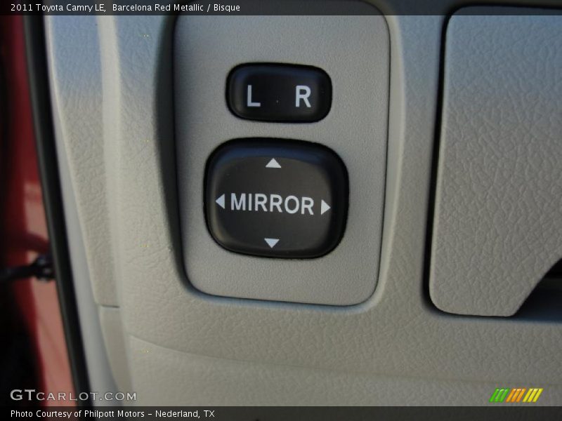 Barcelona Red Metallic / Bisque 2011 Toyota Camry LE