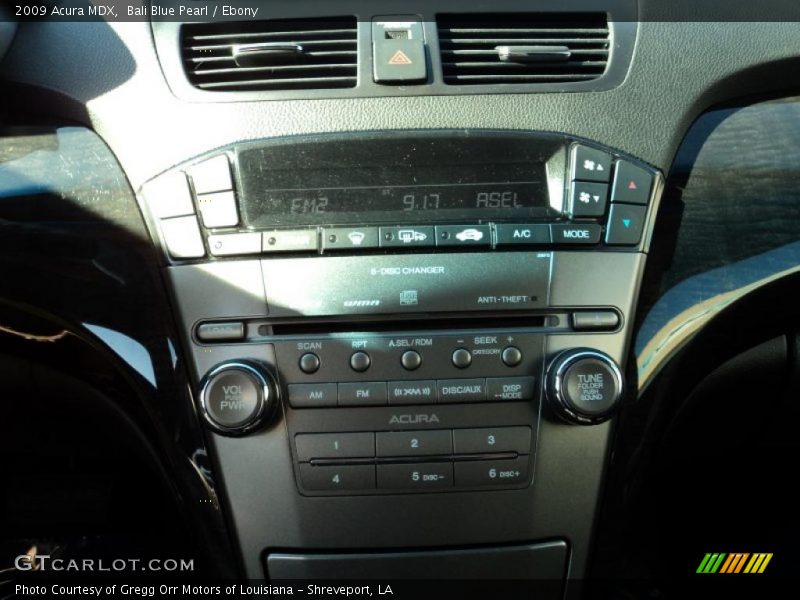 Controls of 2009 MDX 