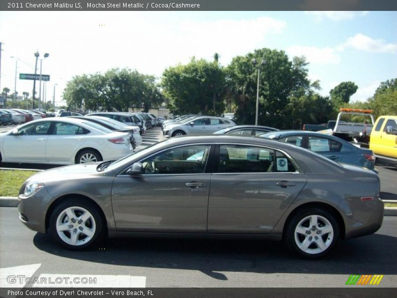 Mocha Steel Metallic / Cocoa/Cashmere 2011 Chevrolet Malibu LS