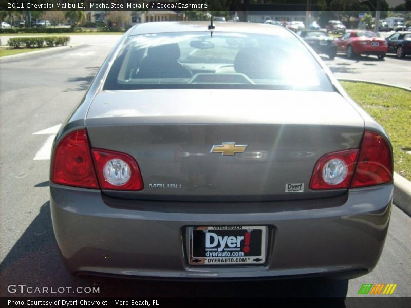 Mocha Steel Metallic / Cocoa/Cashmere 2011 Chevrolet Malibu LS