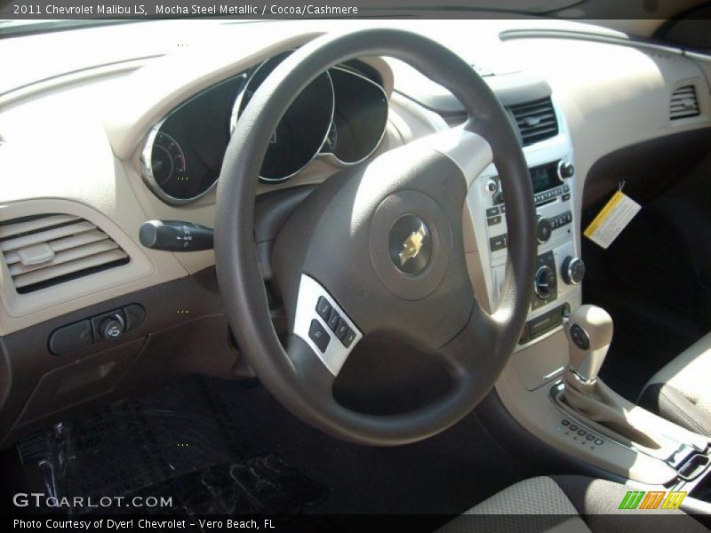 Mocha Steel Metallic / Cocoa/Cashmere 2011 Chevrolet Malibu LS