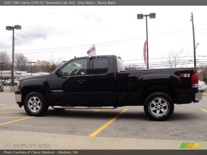 Onyx Black / Ebony Black 2007 GMC Sierra 1500 SLT Extended Cab 4x4