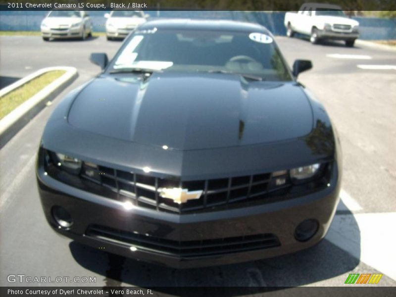 Black / Black 2011 Chevrolet Camaro LS Coupe