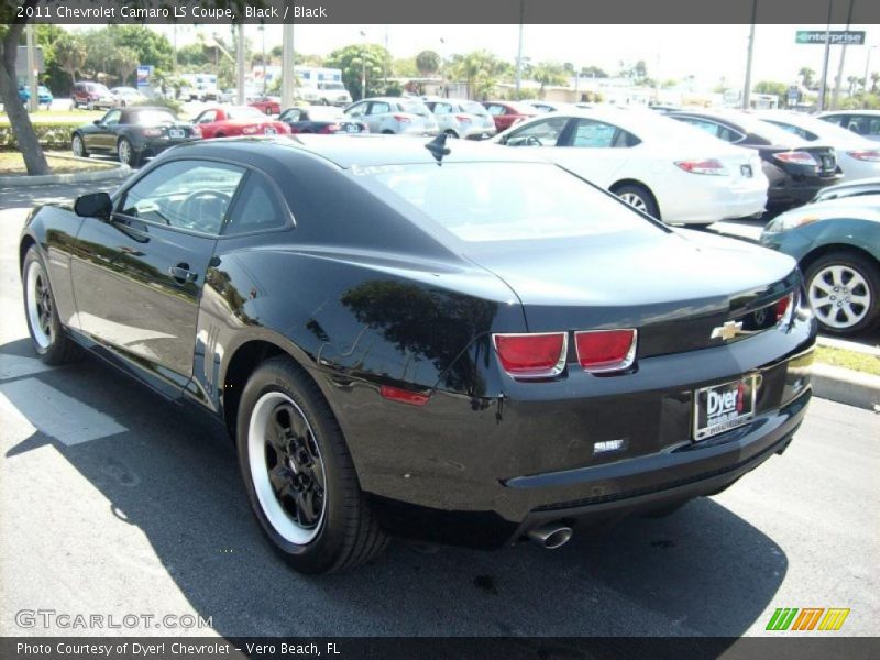 Black / Black 2011 Chevrolet Camaro LS Coupe