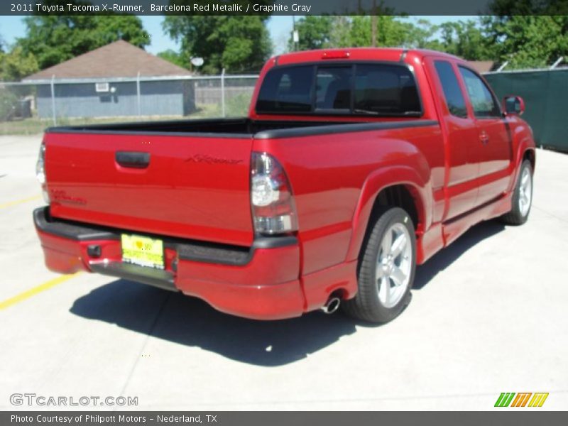 Barcelona Red Metallic / Graphite Gray 2011 Toyota Tacoma X-Runner