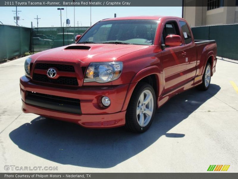 Barcelona Red Metallic / Graphite Gray 2011 Toyota Tacoma X-Runner