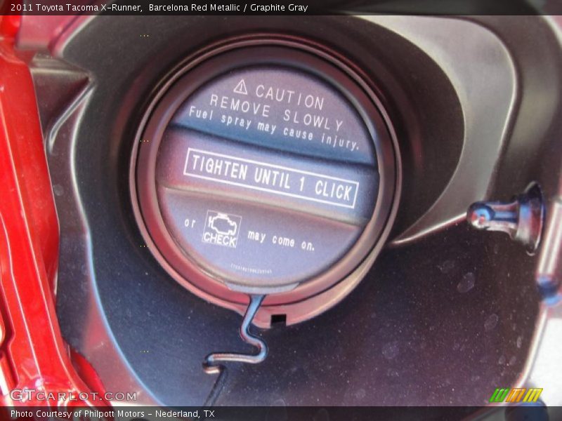 Barcelona Red Metallic / Graphite Gray 2011 Toyota Tacoma X-Runner