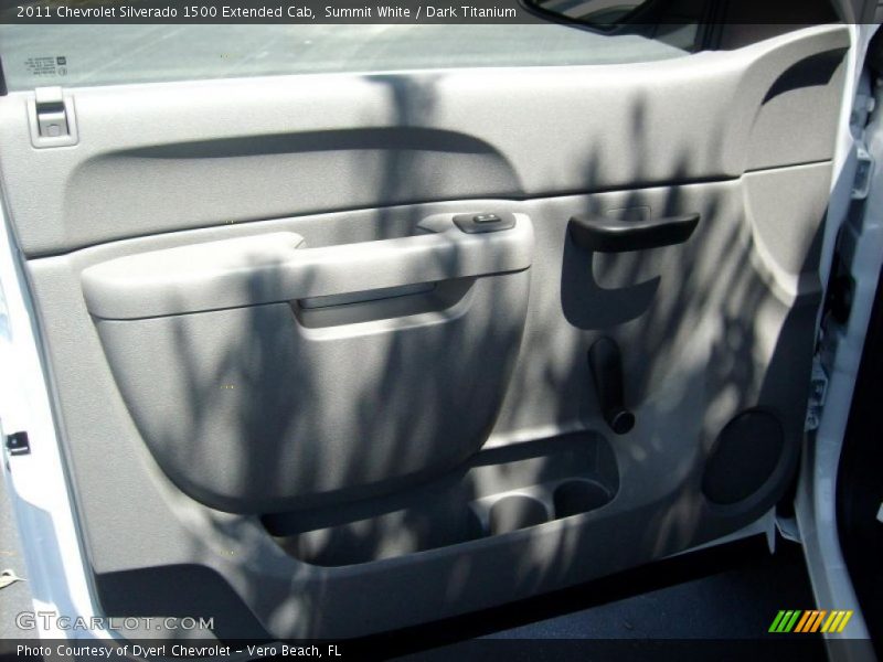 Summit White / Dark Titanium 2011 Chevrolet Silverado 1500 Extended Cab