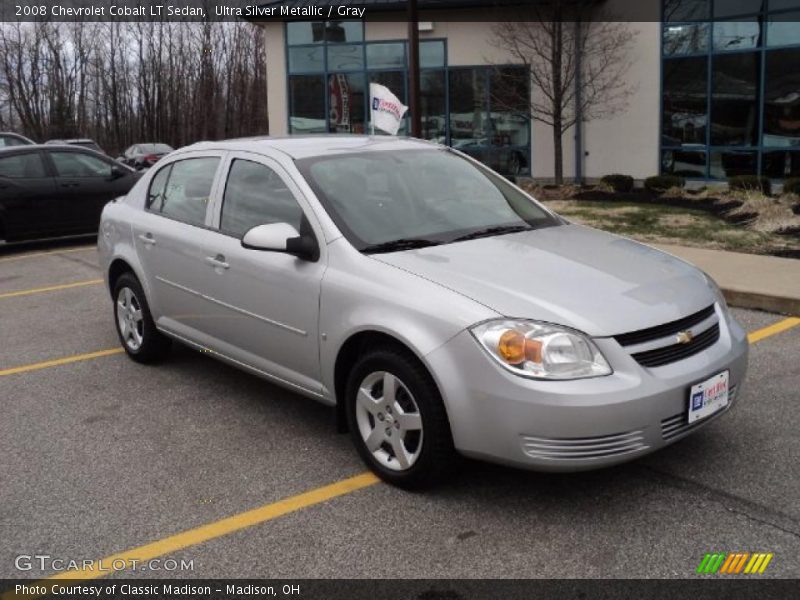 Ultra Silver Metallic / Gray 2008 Chevrolet Cobalt LT Sedan