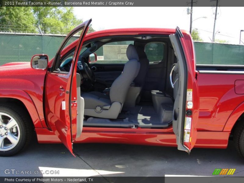 2011 Tacoma X-Runner Graphite Gray Interior