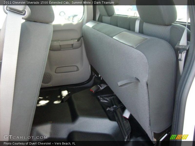 Summit White / Dark Titanium 2011 Chevrolet Silverado 1500 Extended Cab