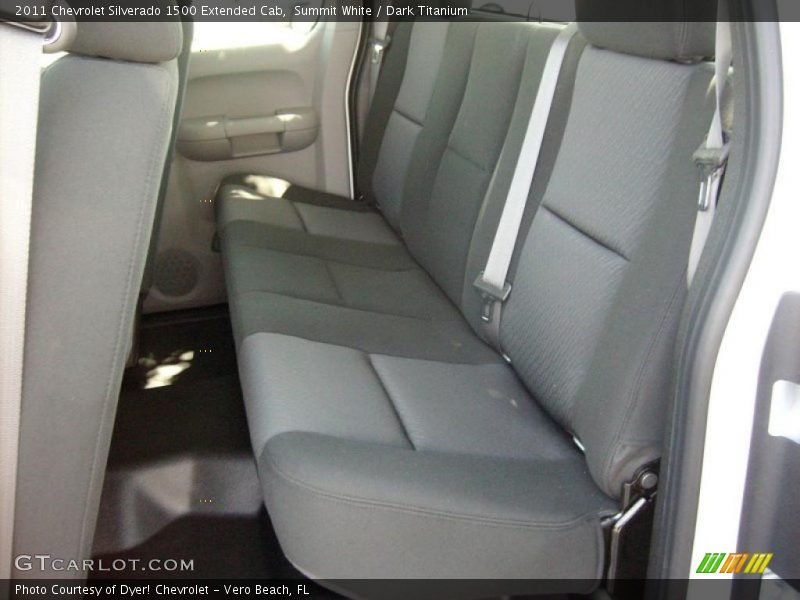Summit White / Dark Titanium 2011 Chevrolet Silverado 1500 Extended Cab