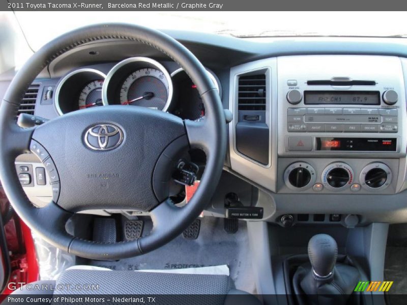 Dashboard of 2011 Tacoma X-Runner