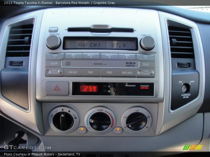 Controls of 2011 Tacoma X-Runner