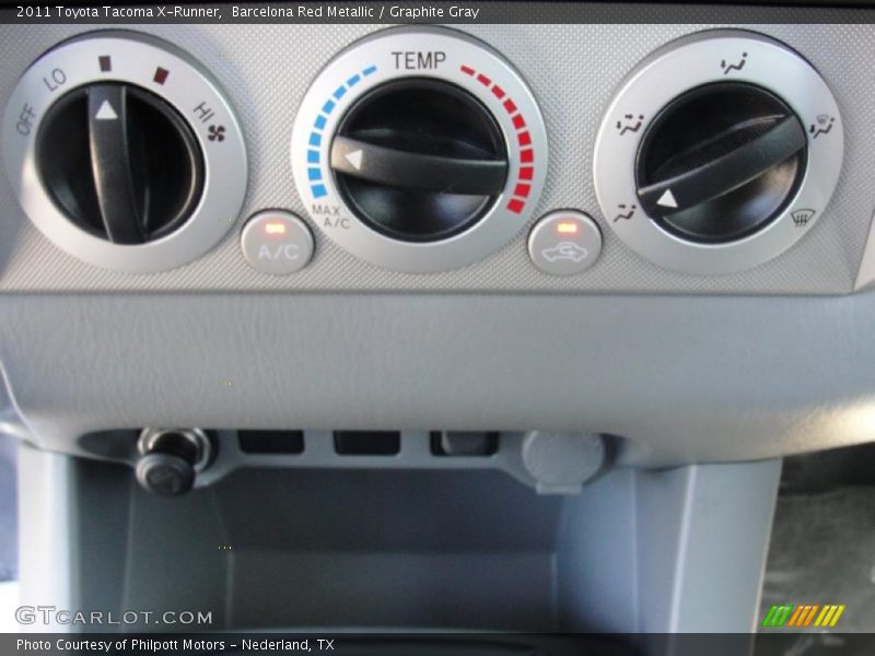 Controls of 2011 Tacoma X-Runner