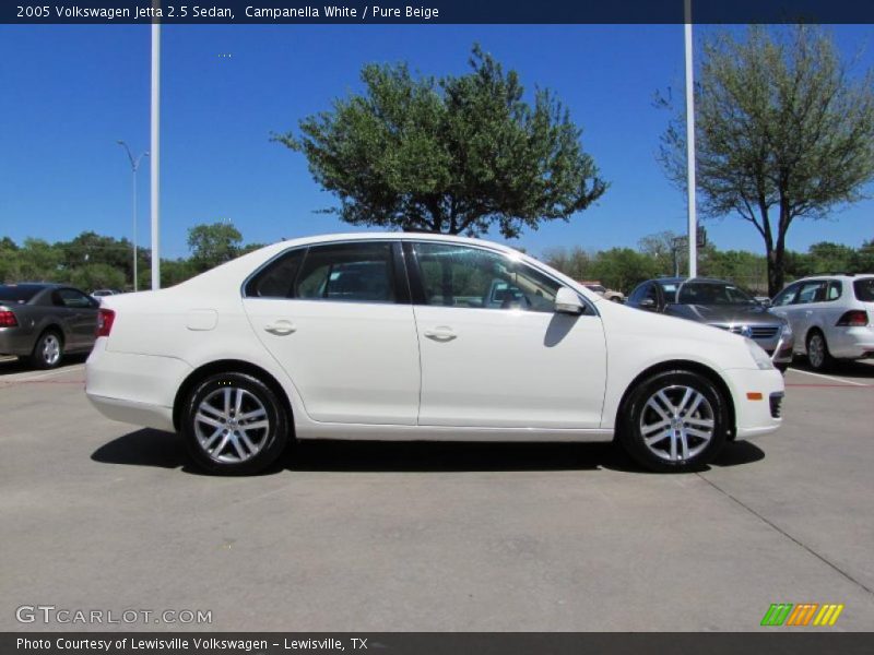 Campanella White / Pure Beige 2005 Volkswagen Jetta 2.5 Sedan