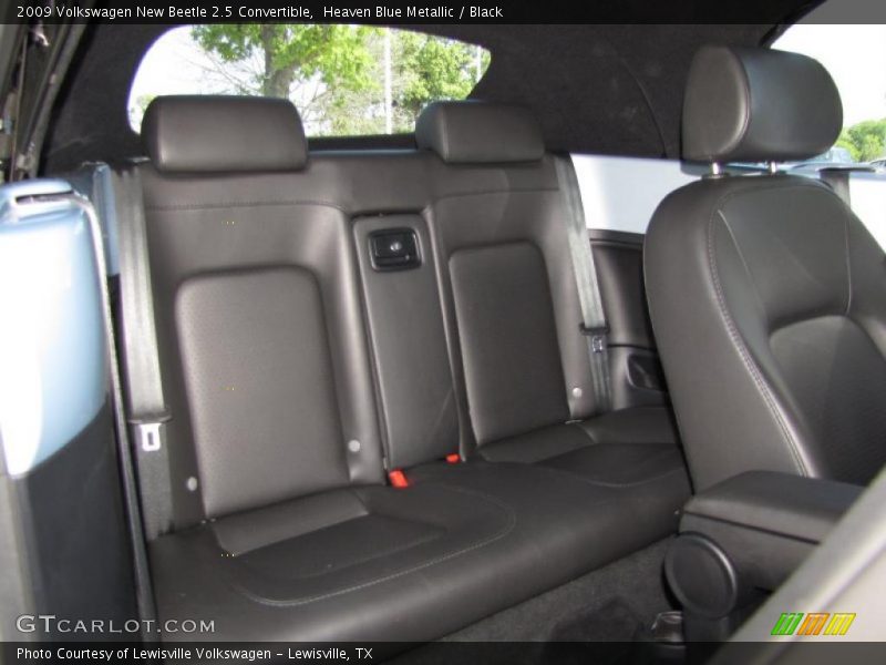 Heaven Blue Metallic / Black 2009 Volkswagen New Beetle 2.5 Convertible