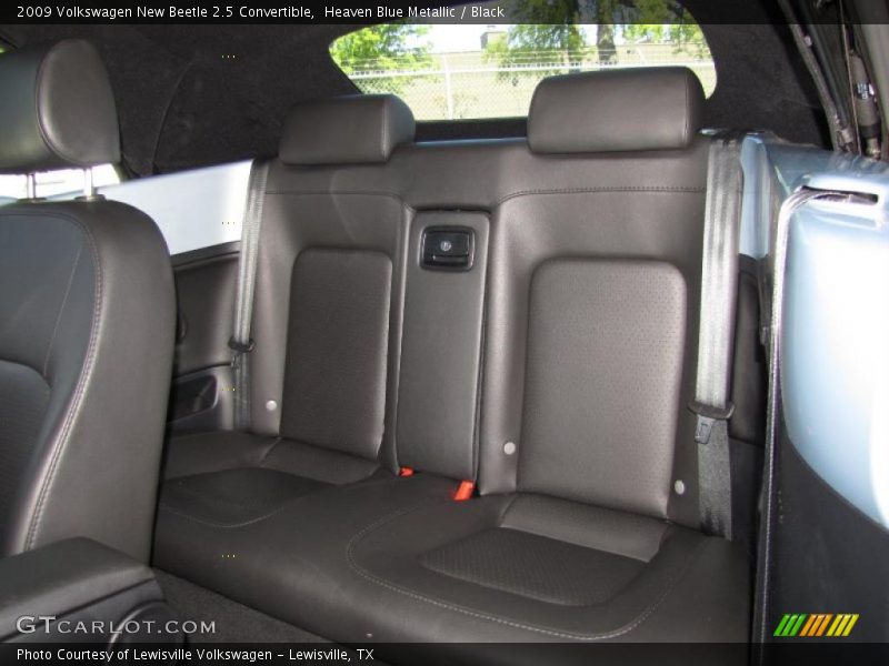 Heaven Blue Metallic / Black 2009 Volkswagen New Beetle 2.5 Convertible