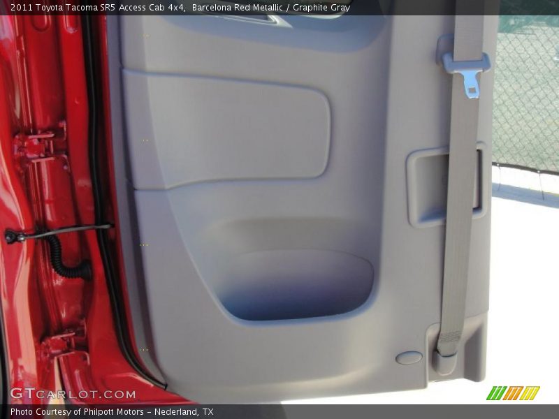 Barcelona Red Metallic / Graphite Gray 2011 Toyota Tacoma SR5 Access Cab 4x4