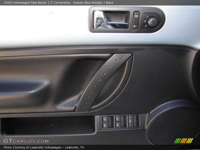 Heaven Blue Metallic / Black 2009 Volkswagen New Beetle 2.5 Convertible