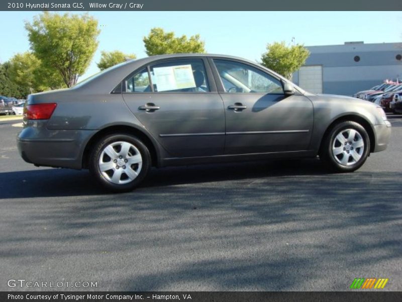 Willow Gray / Gray 2010 Hyundai Sonata GLS