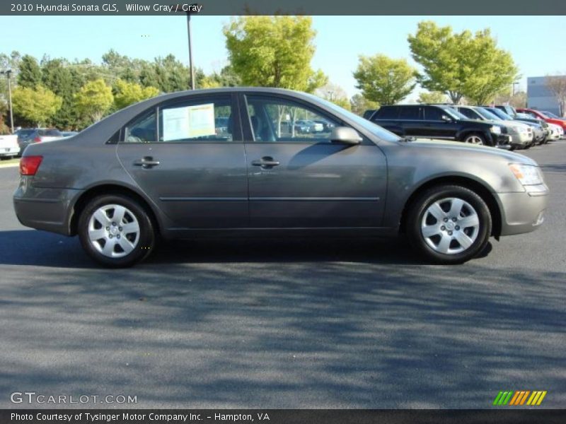 Willow Gray / Gray 2010 Hyundai Sonata GLS