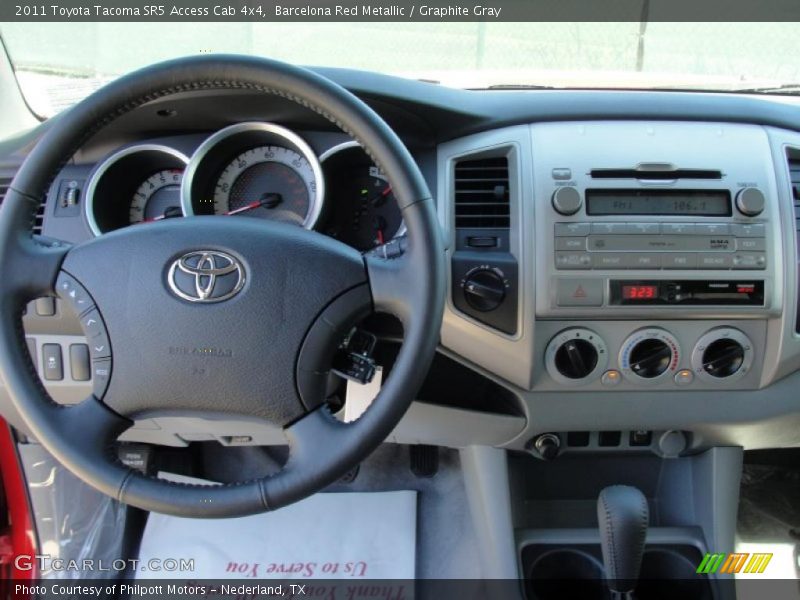 Dashboard of 2011 Tacoma SR5 Access Cab 4x4