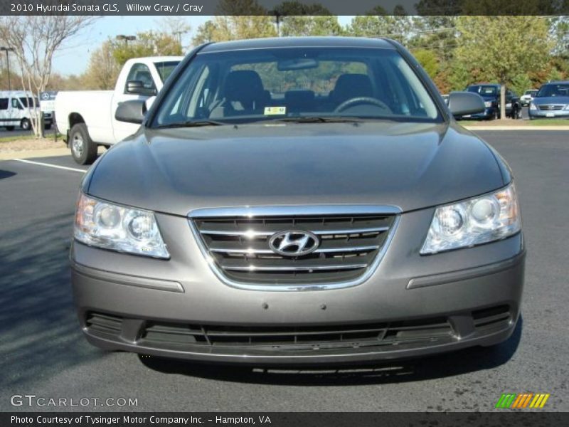 Willow Gray / Gray 2010 Hyundai Sonata GLS