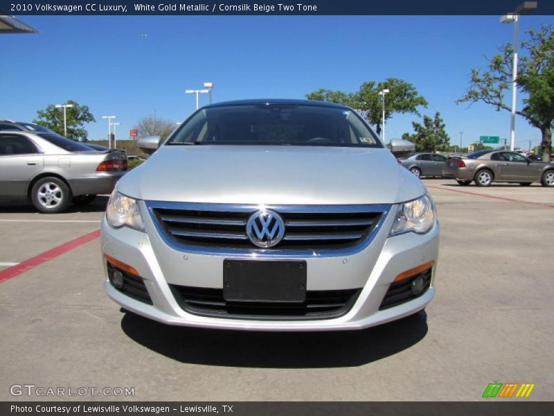 White Gold Metallic / Cornsilk Beige Two Tone 2010 Volkswagen CC Luxury