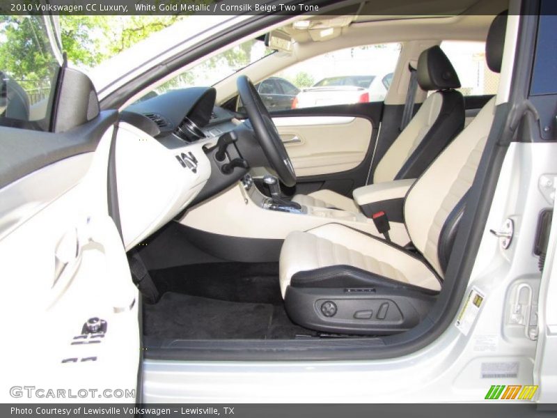  2010 CC Luxury Cornsilk Beige Two Tone Interior
