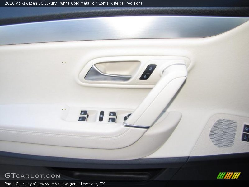 White Gold Metallic / Cornsilk Beige Two Tone 2010 Volkswagen CC Luxury