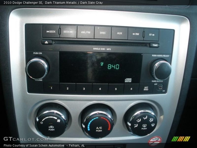 Dark Titanium Metallic / Dark Slate Gray 2010 Dodge Challenger SE