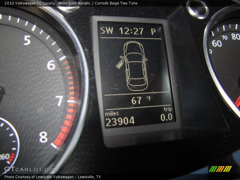 White Gold Metallic / Cornsilk Beige Two Tone 2010 Volkswagen CC Luxury