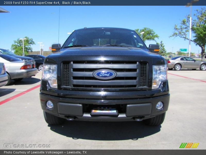 Black / Black/Black 2009 Ford F150 FX4 SuperCrew 4x4