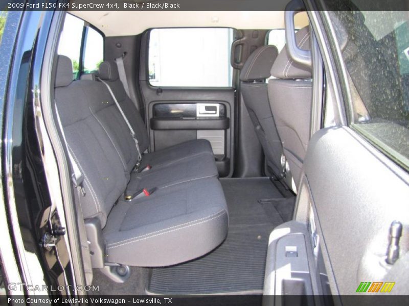 Black / Black/Black 2009 Ford F150 FX4 SuperCrew 4x4
