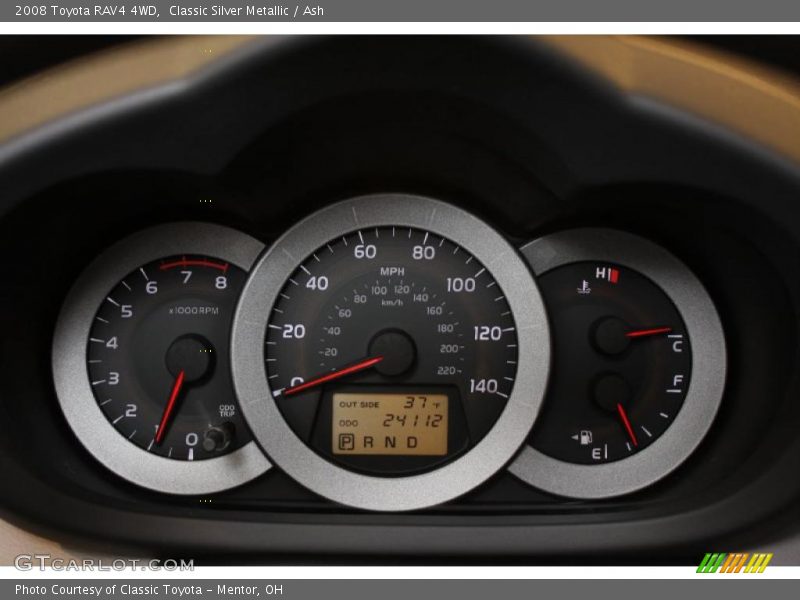 Classic Silver Metallic / Ash 2008 Toyota RAV4 4WD