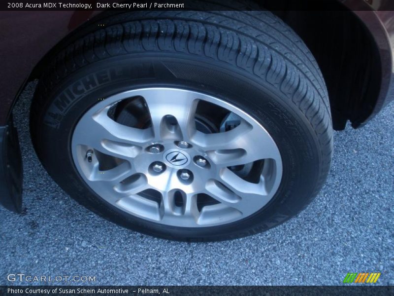 Dark Cherry Pearl / Parchment 2008 Acura MDX Technology