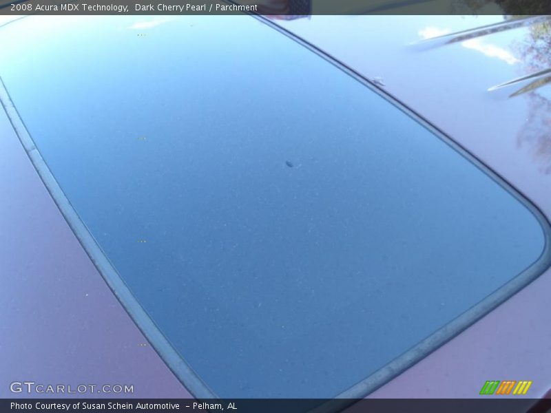 Dark Cherry Pearl / Parchment 2008 Acura MDX Technology