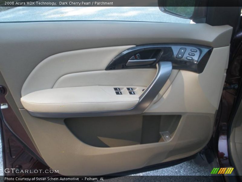Dark Cherry Pearl / Parchment 2008 Acura MDX Technology