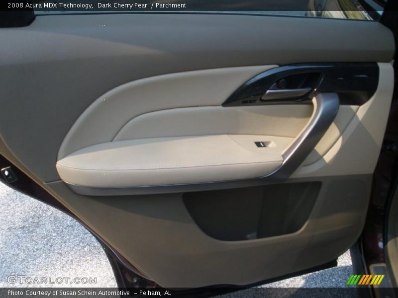 Dark Cherry Pearl / Parchment 2008 Acura MDX Technology