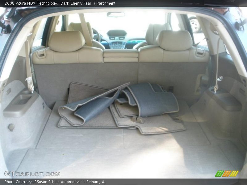 Dark Cherry Pearl / Parchment 2008 Acura MDX Technology